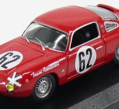 BEST-MODEL 1/43 FIAT | 750 ABARTH N 62 12h SEBRING 1959 CUSSINI - CATTINI | RED