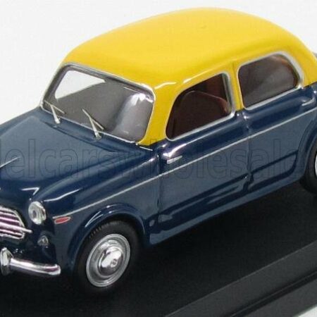 RIO-MODELS 1/43 FIAT | 1100TV TAXI MUMBAI INDIA 1956 | BLUE YELLOW