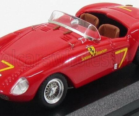 ART-MODEL 1/43 FERRARI | 500 MONDIAL SPIDER N 7 SANTA BARBARA 1955 B.KELSEY | RED