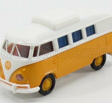 BREKINA PLAST 1/87 VOLKSWAGEN | T1B CAMPING BUS 1970 | YELLOW WHITE