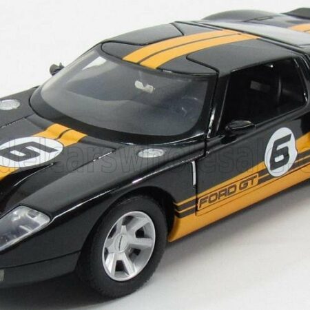 MOTOR-MAX 1/24 FORD USA | GT40 N 6 RACING 2005 | BLACK YELLOW