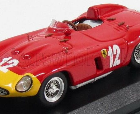 ART-MODEL 1/43 FERRARI | 857S SPIDER ch.0584 N 12 3rd CUBA GP 1957 A.DE PORTAGO | RED YELLOW