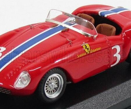 ART-MODEL 1/43 FERRARI | 500 MONDIAL SPIDER ch.0448 N 3 PALM SPRINGS 1955 B.KESSIER | RED YELLOW