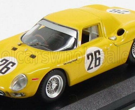 BEST-MODEL 1/43 FERRARI | 250LM 3.3L V12 ch. n6313 TEAM PIERRE DUMAY N 26 2nd 24h LE MANS 1965 PIERRE DUMAY - GUSTAVE GOSSELIN | YELLOW