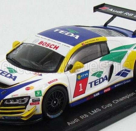 SPARK-MODEL 1/43 AUDI | R8 LMS N 1 ASIA CUP CHAMPION 2015 ALEX YOONG | WHITE BLUE RED