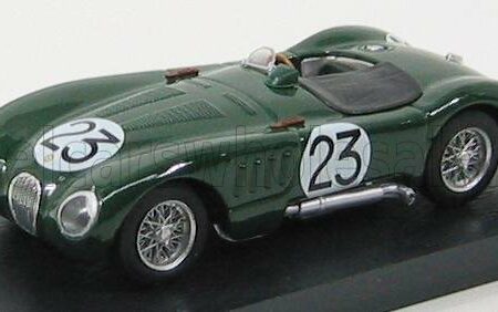 BRUMM 1/43 JAGUAR | C TYPE LE MANS 1951 JOHNSON-BIONDETTI | BRITISH RACING GREEN