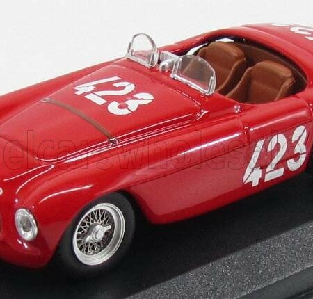 ART-MODEL 1/43 FERRARI | 166MM BARCHETTA SPIDER Ch.0034 N 423 WINNER GIRO DI SICILIA 1952 MARZOTTO - MARINI | RED