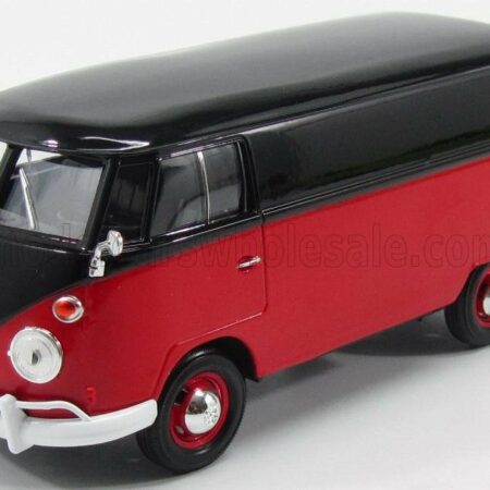 MOTOR-MAX 1/24 VOLKSWAGEN | T1 VAN 1967 | RED BLACK