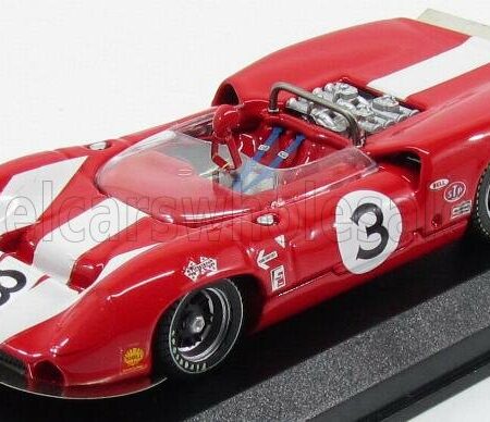 BEST-MODEL 1/43 LOLA | T70 MK2 SPIDER N 3 WINNER CAN-AM ST JOVITE 1966 J.SURTEES | RED