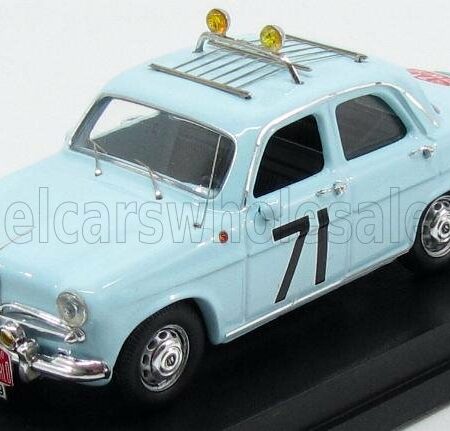 RIO-MODELS 1/43 ALFA ROMEO | GIULIETTA TI N 71 RALLY MONTECARLO 1960 LOFFLER - JOHANSSON | LIGHT BLUE